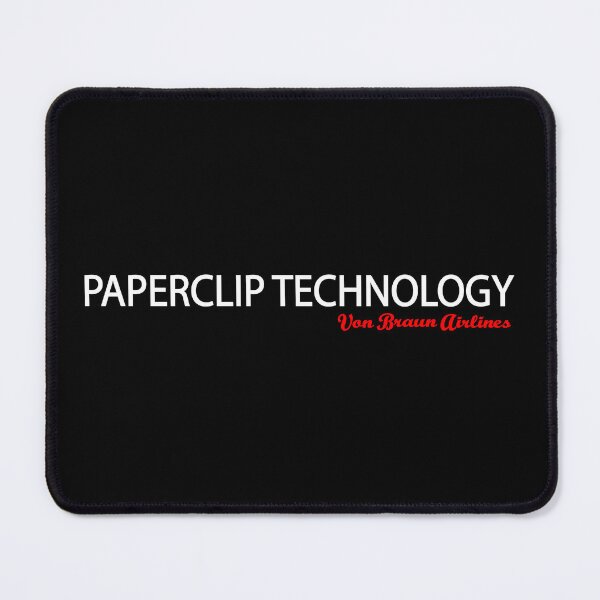 Item preview, PAPERCLIP TECHNOLOGY. VON BRAUN AIRLINES. WHITE/RED. designed and sold by 5hertz.