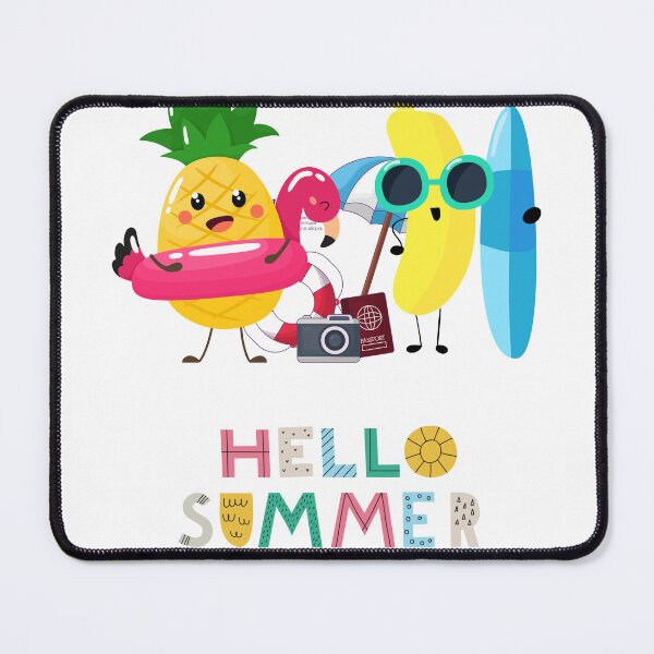 Item preview, summer patterns whith flamingos and pineapple designed and sold by Eliosshop.