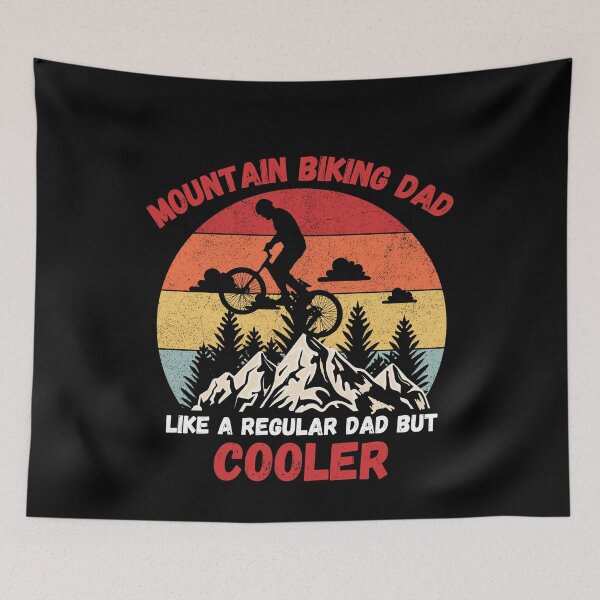 Item preview,  mountain biking dad like a regular dad but cooler designed and sold by ArtShotss.