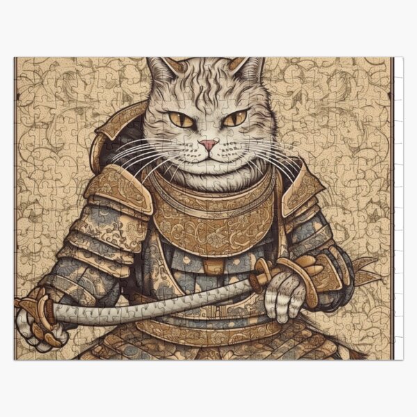 Cat Warrior Puzzle ✔️ Art Puzzles ✔️ Puzzles Print