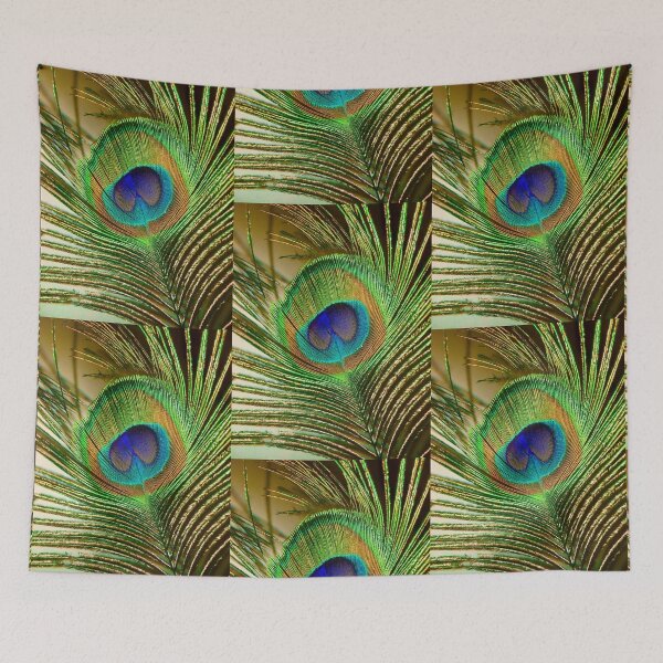 Item preview, Pretty peacock in Green designed and sold by Jewell  McChesney.