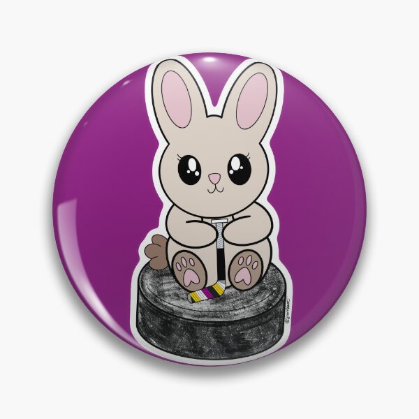 Item preview, Puck Bunny (Non-binary) designed and sold by Art by Jessica Beroldi.