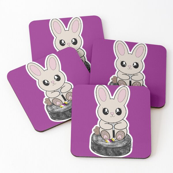 Item preview, Puck Bunny (Non-binary) designed and sold by Art by Jessica Beroldi.