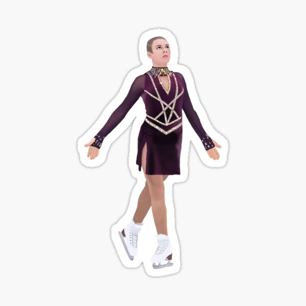 Item preview, Niina Petrokina Sticker | Figure Skating Sticker designed and sold by fskatingprints.