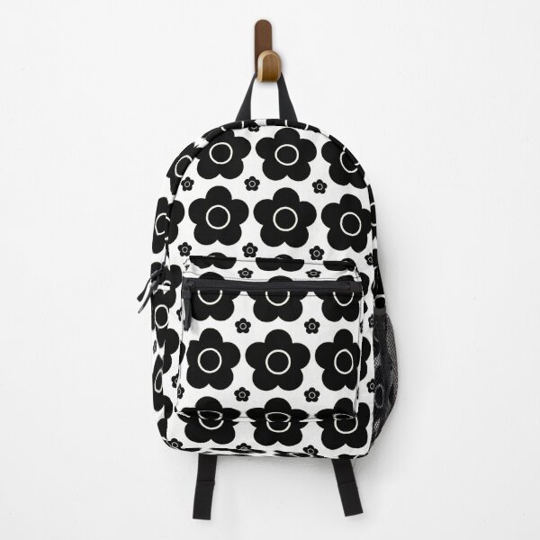 Item preview, Floral 2tone 60s repeat flower pattern Retro Mod roundel designed and sold by ModSupporters.