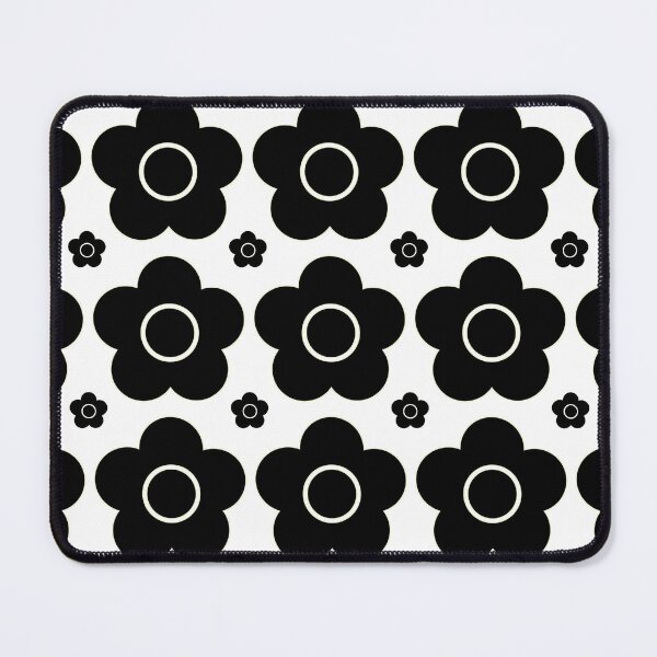 Item preview, Floral 2tone 60s repeat flower pattern Retro Mod roundel designed and sold by ModSupporters.