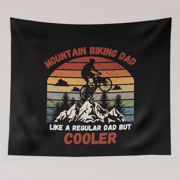 Item preview, mountain biking dad like a regular dad but cooler designed and sold by ArtShotss.