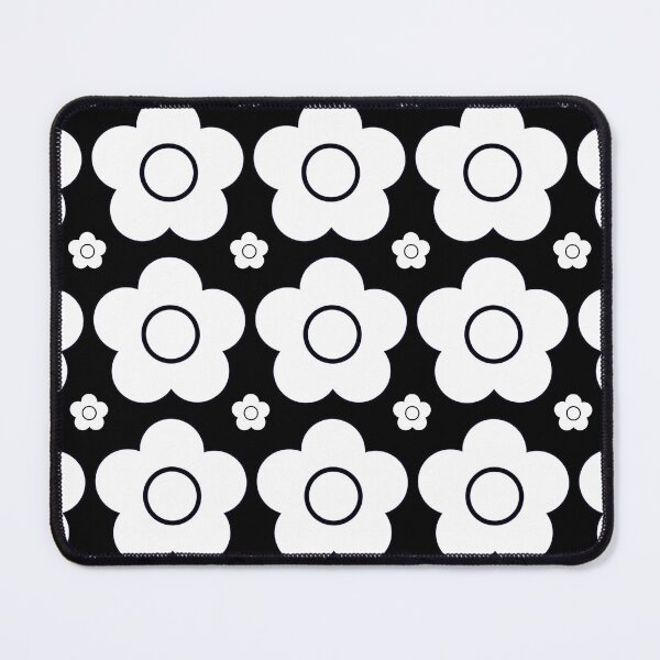 Item preview, Alt Floral 2tone 60s repeat flower pattern Retro Mod roundel designed and sold by ModSupporters.