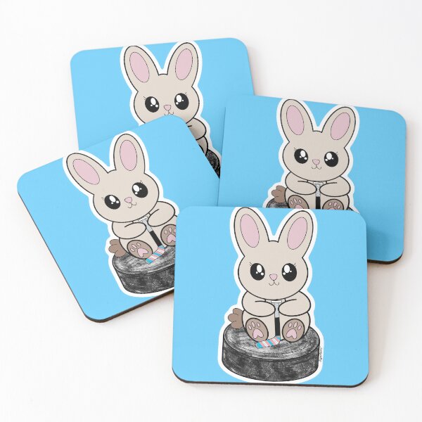 Item preview, Puck Bunny (Trans*) designed and sold by Art by Jessica Beroldi.
