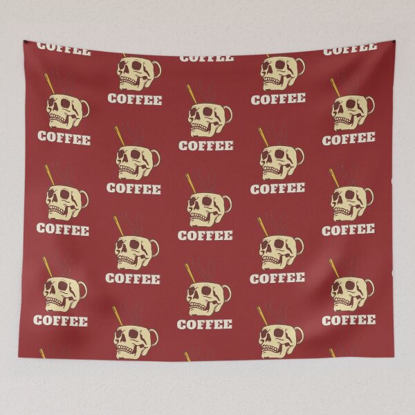 Item preview, a skeleton halloween coffee mug designed and sold by joseiteki.