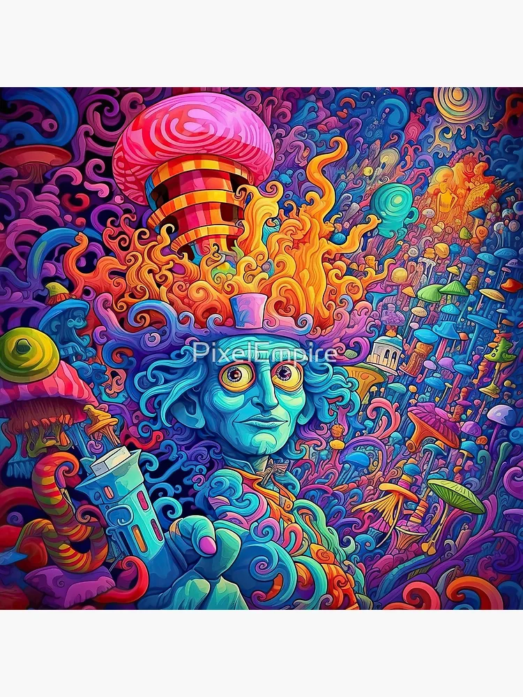 The Genus - Psychedelic Artwork | Art Board Print