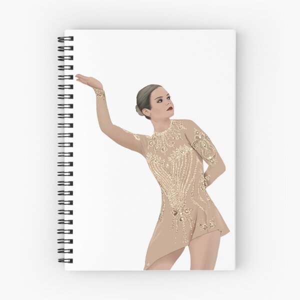 Item preview, Etiqueta engomada de Loena Hendrickx de <br> Agrega Estilo A Su Móvil! Patinaje artístico Pegatina designed and sold by fskatingprints.