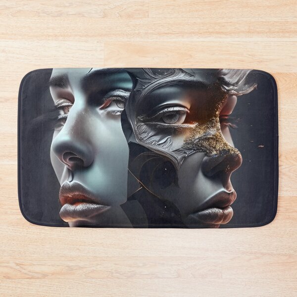Item preview, Surreal Two Faces Art T Shirt designed and sold by artmanikin.