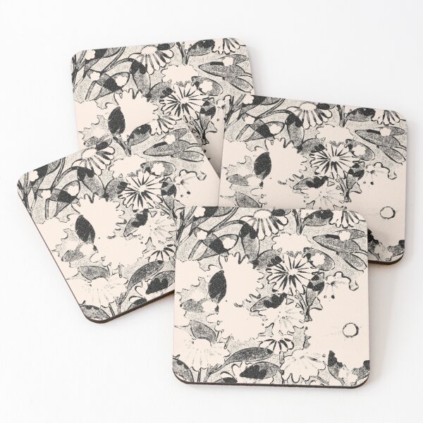 Item preview, black and white garden designed and sold by chotnelle.