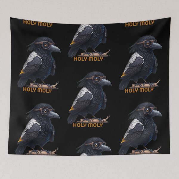 Item preview, Chillin' with the Raven: Holy Moly Edition designed and sold by hudaG.