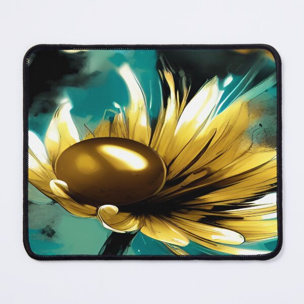 Item preview, Pearl Centered Flower with Yellow Leaves designed and sold by deniselynnimage.