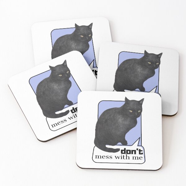 Item preview, Don't mess with me | Black Cat designed and sold by natalillu.