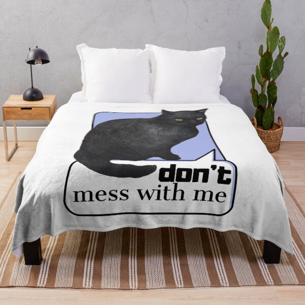 Item preview, Don't mess with me | Black Cat designed and sold by natalillu.