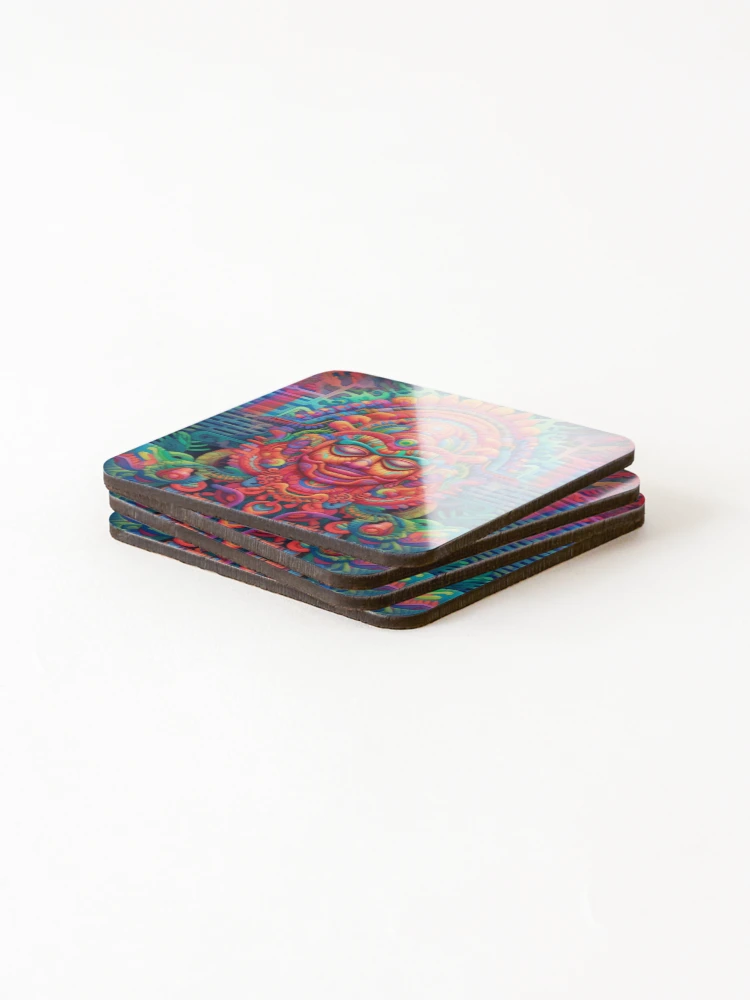 Thumbnail 4 of 5, Coasters (Set of 4), Abstract Aztec Patterns designed and sold by Desfix.