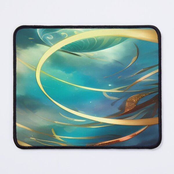 Item preview, Golden Circular with Aqua Colored Sky designed and sold by deniselynnimage.