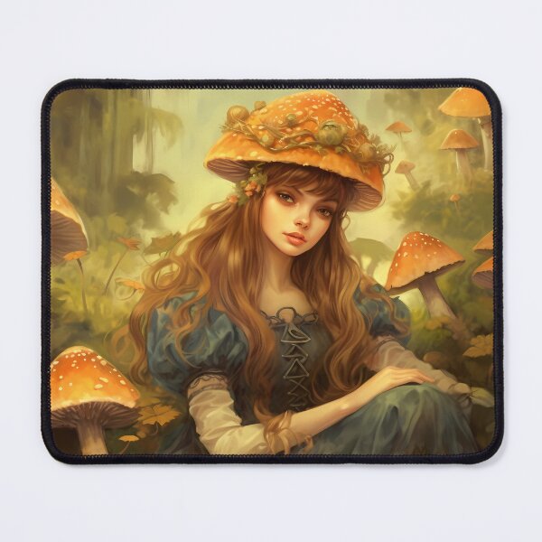 Item preview, fantasy girl mushroom hat designed and sold by Clawsorrow.