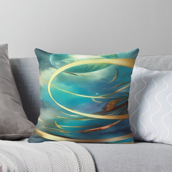 Item preview, Golden Circular with Aqua Colored Sky designed and sold by deniselynnimage.