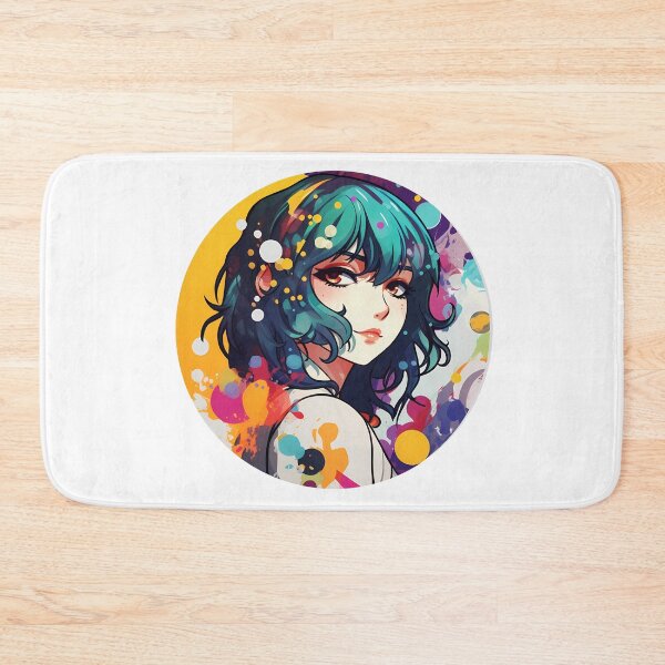 Item preview, Vibrant Anime Girl designed and sold by Ayzenstickers.