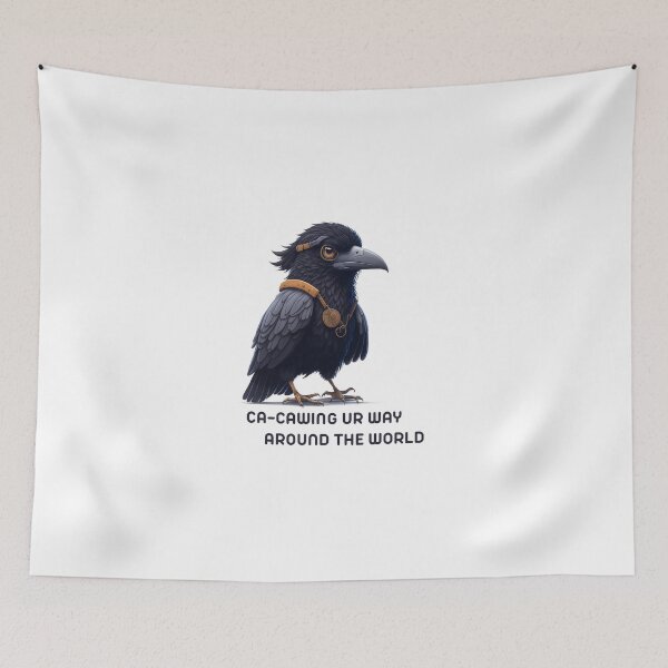Item preview, Exploring the World: The Adventure of the Ca-Cawing Raven designed and sold by hudaG.