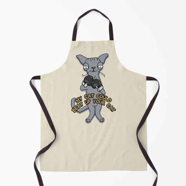 Item preview, Funny Boxing Cat - My Cat Could Beat Up Your Cat designed and sold by ViewerEqualsPhoton.