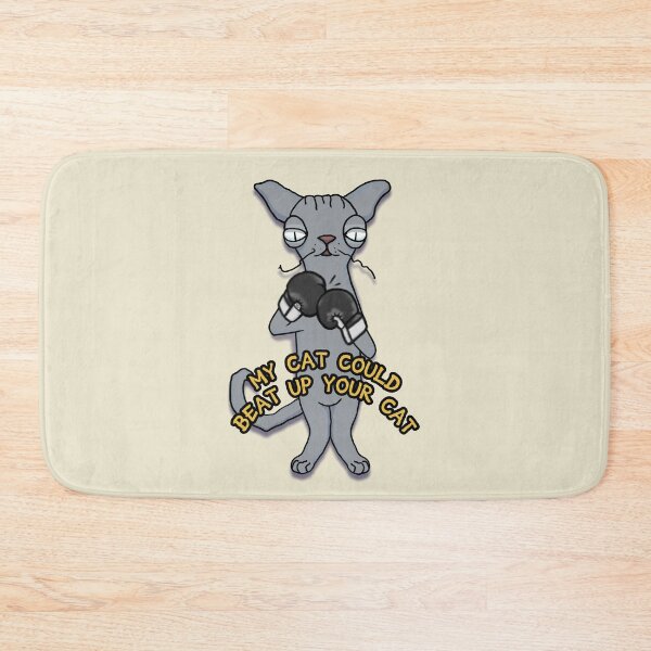 Item preview, Funny Boxing Cat - My Cat Could Beat Up Your Cat designed and sold by ViewerEqualsPhoton.