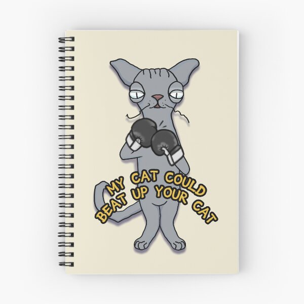 Item preview, Funny Boxing Cat - My Cat Could Beat Up Your Cat designed and sold by ViewerEqualsPhoton.