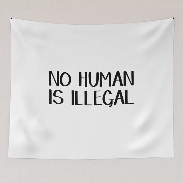 Item preview, No human is illegal designed and sold by allthetees.
