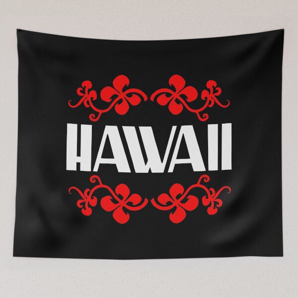 Item preview, HAWAII. VINTAGE STYLE. RED/WHITE. designed and sold by 5hertz.