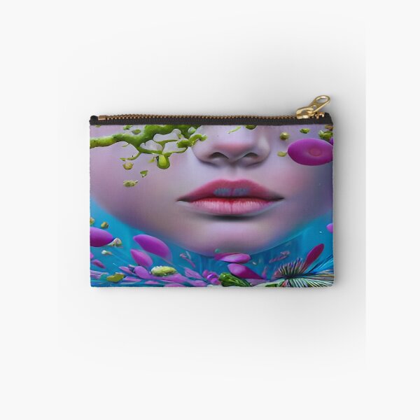 Item preview, Female Aqua Marine Blue Abstract designed and sold by deniselynnimage.