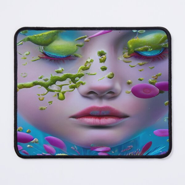 Item preview, Female Aqua Marine Blue Abstract designed and sold by deniselynnimage.