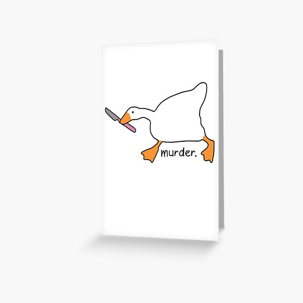Item preview, Murderer Goose designed and sold by emmaroundy.