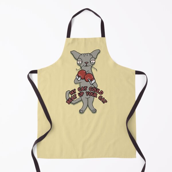 Item preview, Funny Boxing Cat - My Cat Could Beat Up Your Cat designed and sold by ViewerEqualsPhoton.
