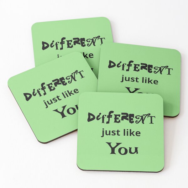 Item preview,  Different just like you  (light background) designed and sold by Jeeb-Arts.