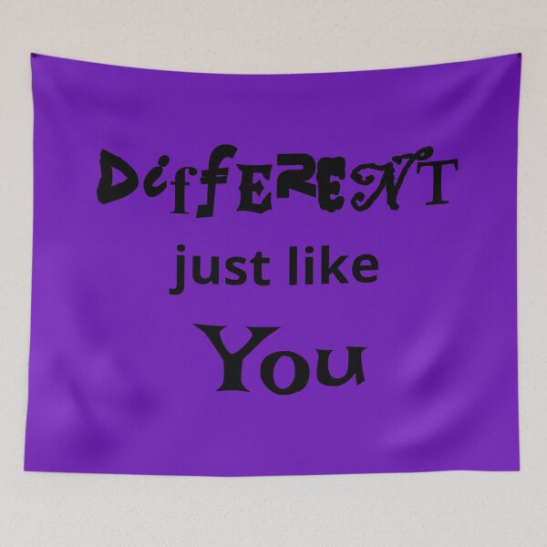 Item preview,  Different just like you  (light background) designed and sold by Jeeb-Arts.