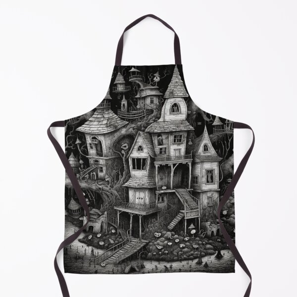 Aperçu de l'œuvre Haunted Mansion Brut Noir créée et vendue par EpicFoxArt.