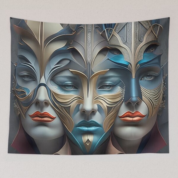 Item preview, Surreal Dual Perspectives Art T Shirt designed and sold by artmanikin.