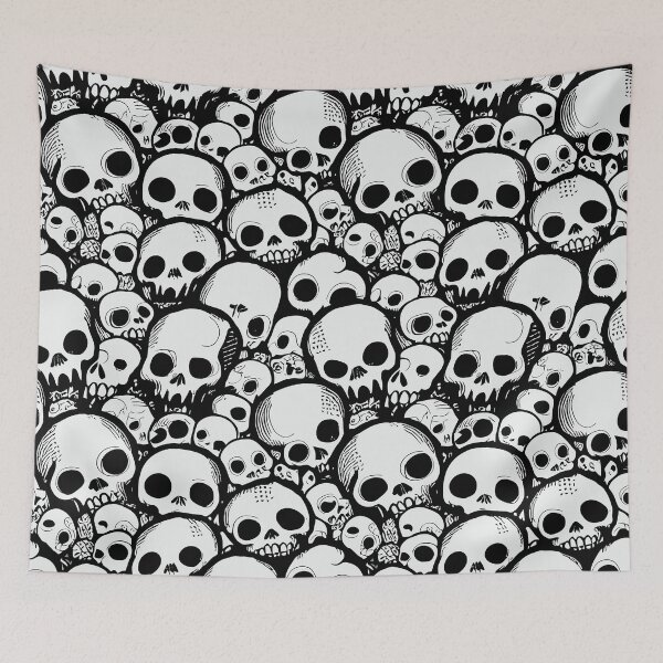 Item preview, Illustrated Skull Pattern designed and sold by ryaneliz91.