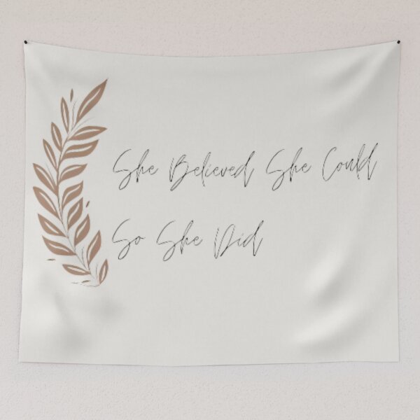 Item preview, She did what she believed in designed and sold by EnchantedThread.