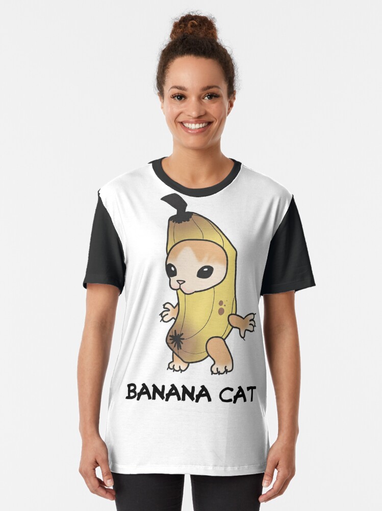 Banana Cat Funny Meme Gift Tee' Women's T-Shirt