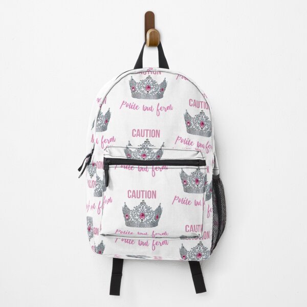 Item preview, caution polite but feral designed and sold by Doooriginals.