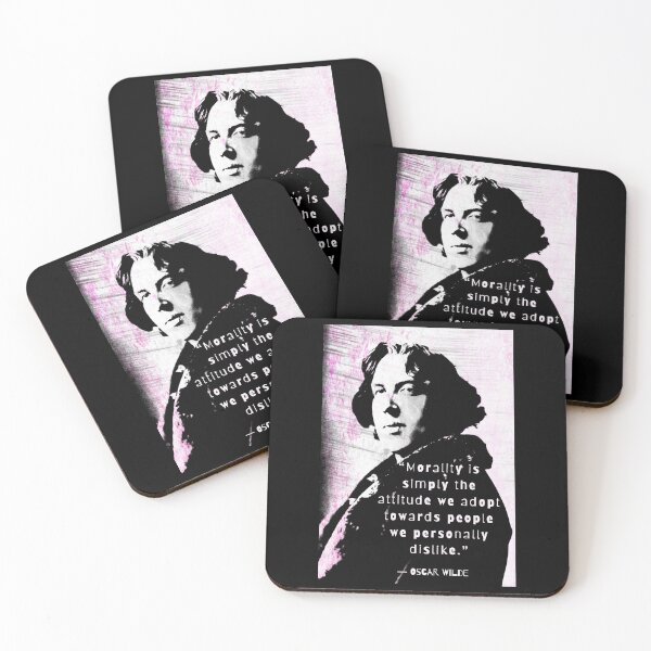 Item preview, Oscar Wilde quote: “Morality is simply the attitude we adopt towards people we personally dislike.” designed and sold by artbleed.