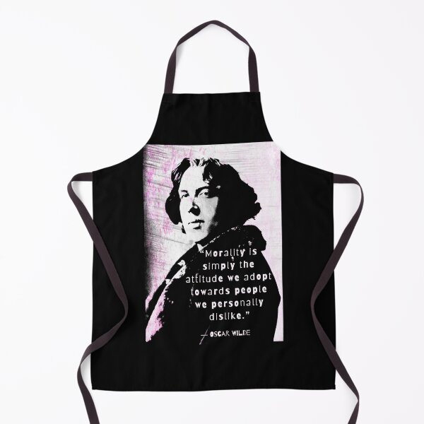 Item preview, Oscar Wilde quote: “Morality is simply the attitude we adopt towards people we personally dislike.” designed and sold by artbleed.