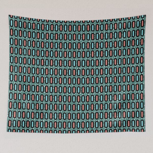 Item preview, Pill pattern in green with white spots designed and sold by Kreativa1.