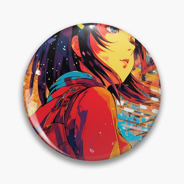 Item preview, anime girl with abstract background designed and sold by Clawsorrow.