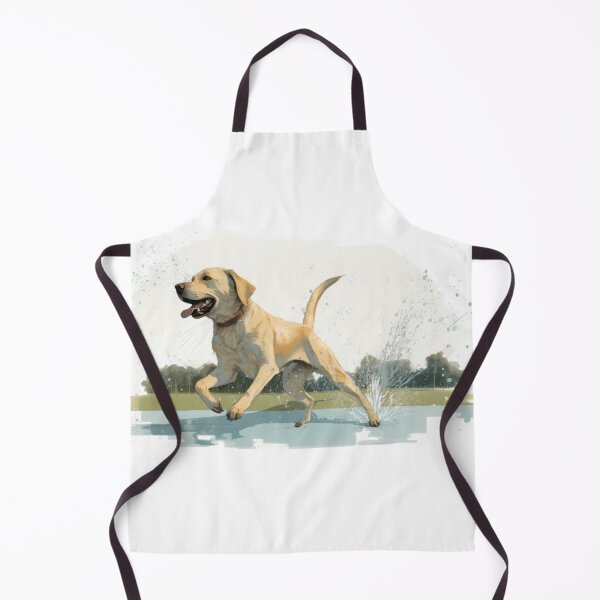Item preview, A happy yellow Labrador Retriever playing outside designed and sold by Good Candy.